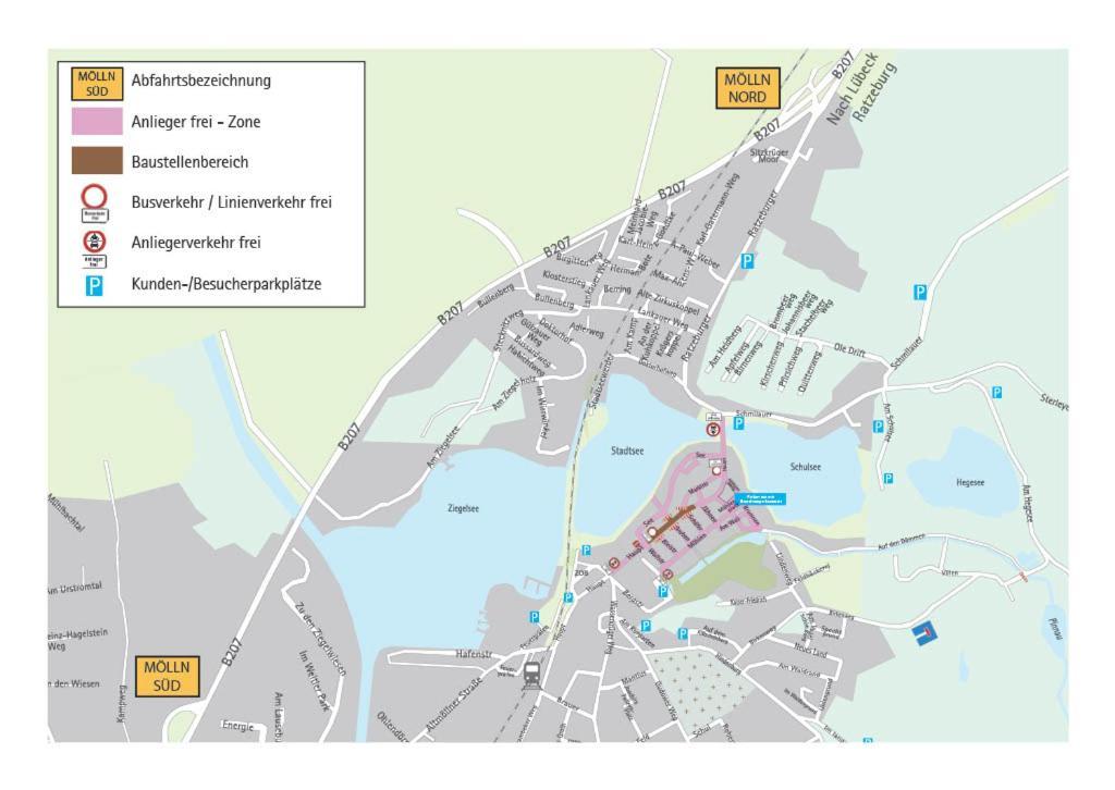 Zentral Gelegenes Ferienzimmer Moellner Seestrasse Esterno foto